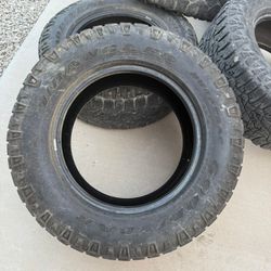 4...LT 275/65/18 GOODYEAR WRANGLER 