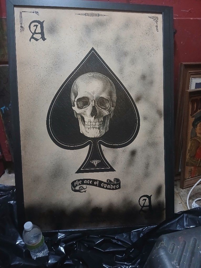 Ace Of Spades Painting