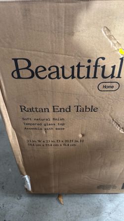 Beautiful home Ratan end table