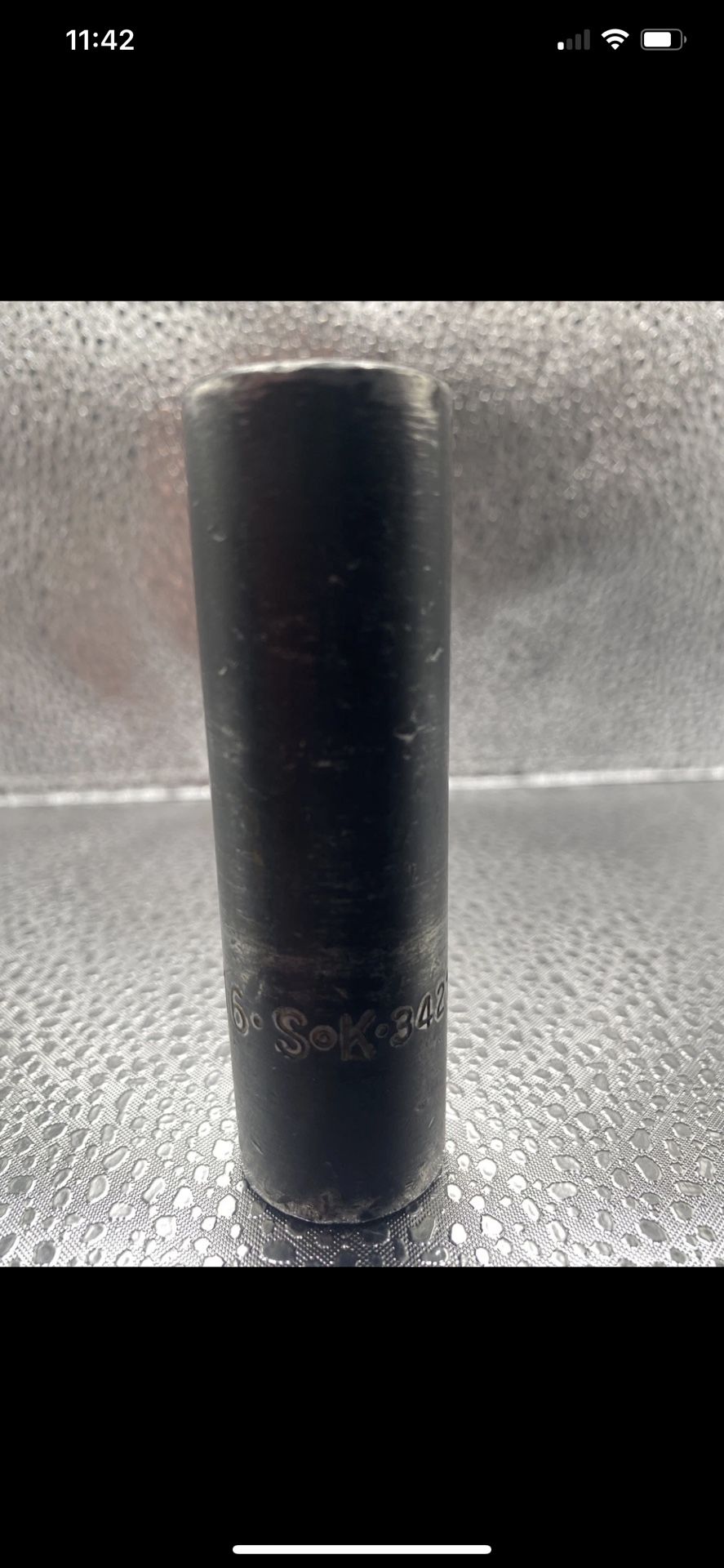 SK Tools 9/16” Deep Impact Socket 1/2” Drive 6 Point 34218 USA Vintage Rare Used