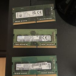 8 GB DDR 4 Laptop ram Sticks 