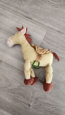 Vintage Retired Disney Toy Story Bullseye 8-Inch Mini Bean Bag Plush