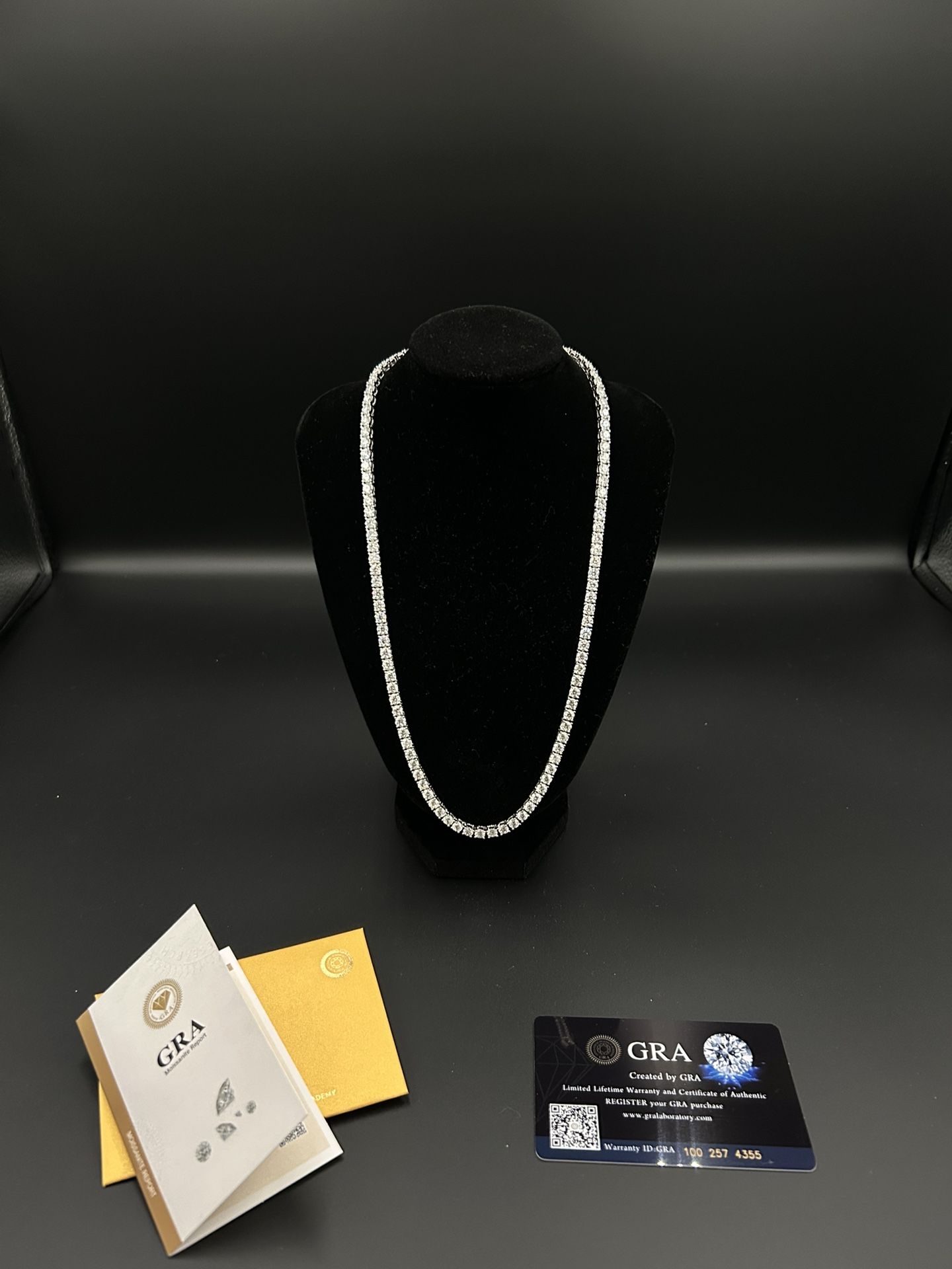 4MM 20” Moissanite Tennis Chain