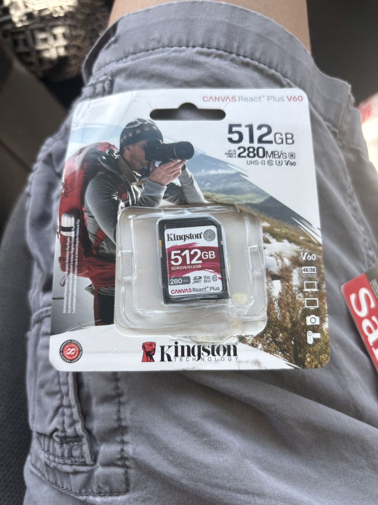 Kingston SD Card 512 Gb Storage Open To Offers ($125 On Amazon) 