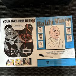 WWE Interactive Posters - Triple H, Vince McMahon