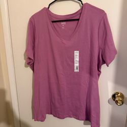 New Croft & Barrow V-Neck T-Shirt XXL