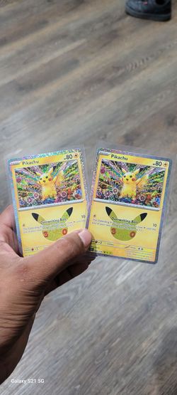 Pokémon cards 30 anniversary celebration pikachu