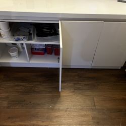 Modern 4 Door Console Table 