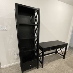 Bedroom Furniture (frame, mattress, Desk, And Cabinet