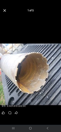 6 inch drill hole core