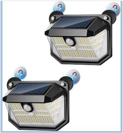 232 LED Magnetic RV Solar Lights, 1100LM Ultra-Bright Motion Sensor Outdoor Lights, IP65 Waterproof with 3 Smart Modes, Strong Magnets for RV, Camper,