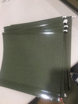 Office supplies hanging letter size folders great condition