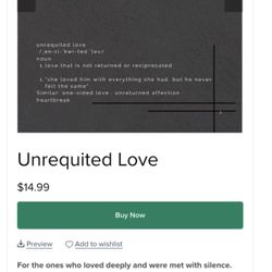 Unrequited Love