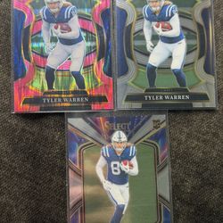 Tyler Warren Rookie Card Lot