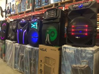 Bluetooth party speakers warehouse-direct low price high quality!