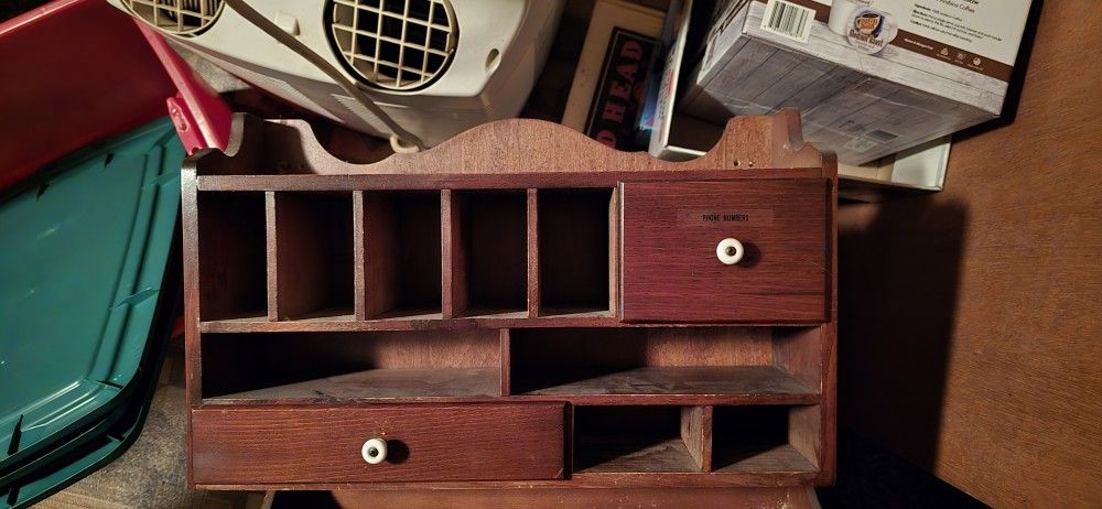 Vintage Mail Shelves
