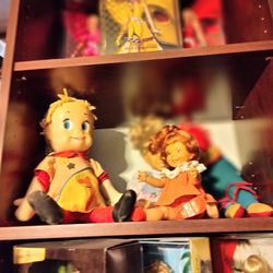 Antique Dolls The Two You See In Front Plus Ronald McDonald All In Good Shape $100 For All Three Pieces