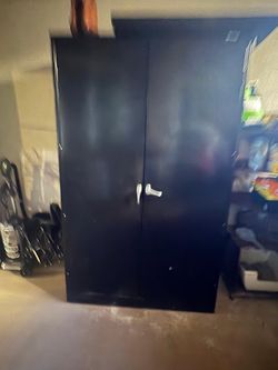 Metal black storage
