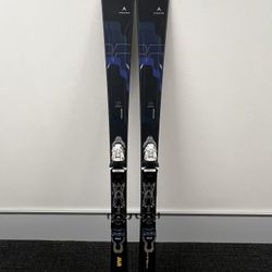 Dynastar lightweight skis 74mm waist 165cm length with Look Xpress Bindings