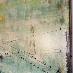 Wall Art. Birds On Wire