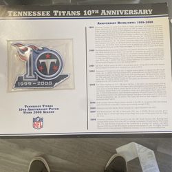 Titans 10 Anniversary Patch