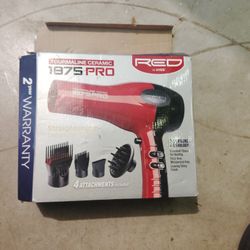Red by Kiss hair dryer