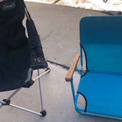 Two beach chairs