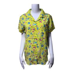 NEW Disney Toy Story Button Down Shirt Size Medium