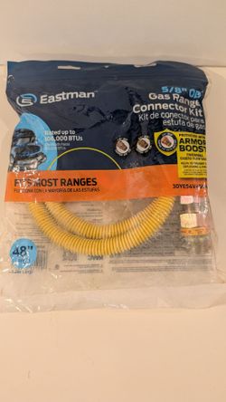 Eastman 5/8" OD Gas Range Connector Kit, 48