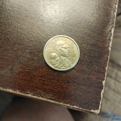 1 Dolar Coin Sacagawea 2000 D