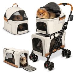 Double Pet  Stroller 