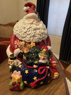 Santa Cookie Jar