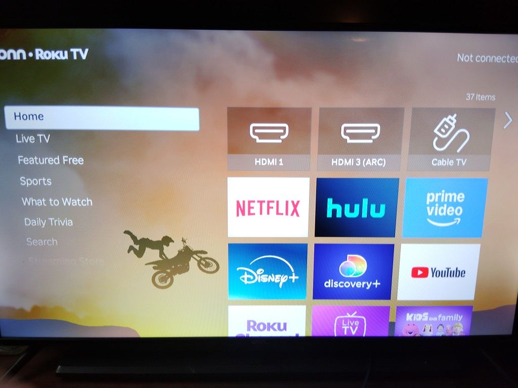 43 Inch Onn Roku Smart Tv