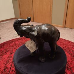 Approximately 30 Years Old, Leather Elephant