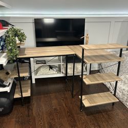 Office Desk (two Piece) 