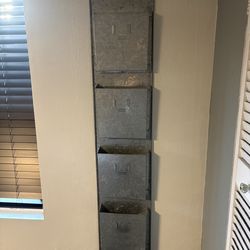 Pottery Barn Metal Wall Mount Magazine Rack