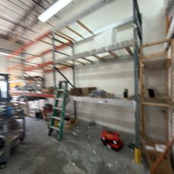 Heavy Duty Warehouse Pallet Racking – 24FT Long x 12FT High (2 Units) – $1,500