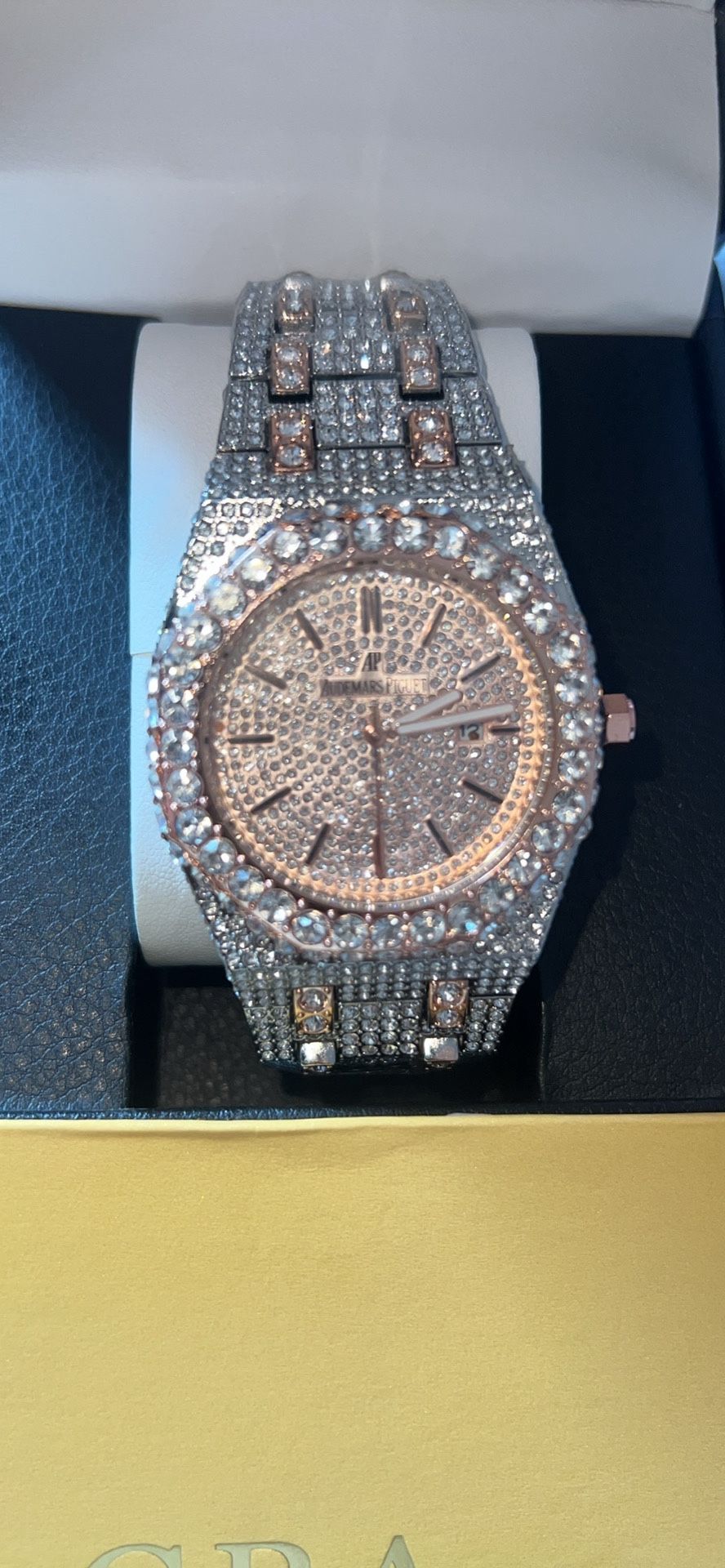 Ap Vvs Diamonds Watch 