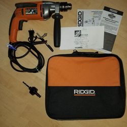 NEW SALE PRICE 85.00!  Ridgid 1/2 Drill Hardly used! Almost  New