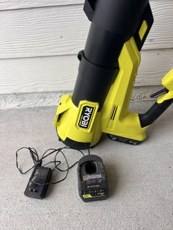 Ryobi Leaf Blower with Charger