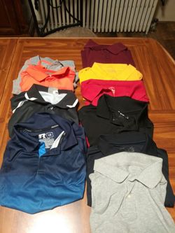 Lot of Boys shirts sizes 10/12 & 12/14