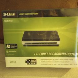 D- Link Ethernet Router EBR-2310