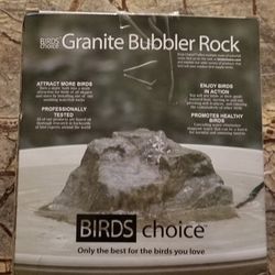 Granite Bubbler Rock 