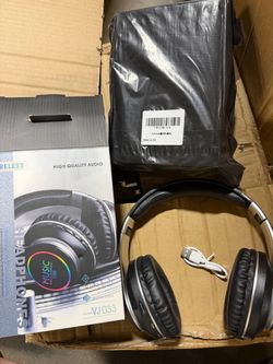 VJ033 Wireless Headphones Black
