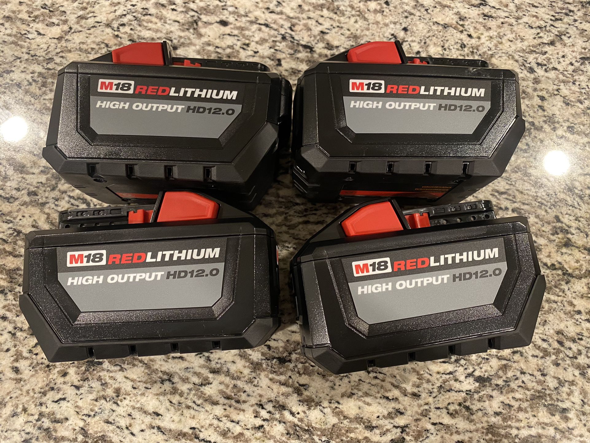 New Milwaukee M18 12.0 Batteries $160 Each Firm 