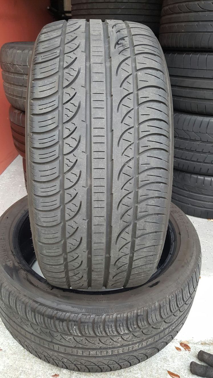 265/40/20 PIRELLI P-ZERO USED TIRES