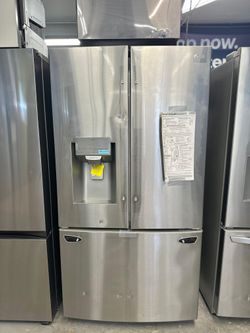 🎁SALE OF THE DAY🎁 LG 28 Cu. Ft. 3 Door French Door Refrigerator with Ice and Water with Single Ice