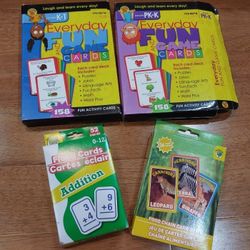 Kids Learning Activity Cards Bundle