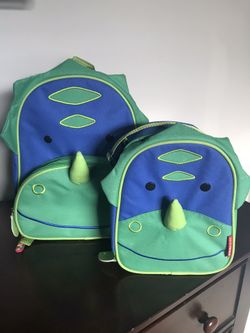 Backpack and lunch bag