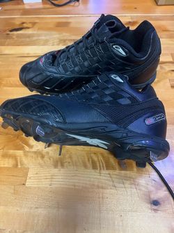 Reebok DMX Men's Metal Cleats - Size 10 Black